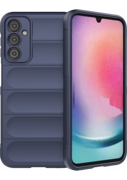Samsung Galaxy A24 4g Çizgiye Karşı Çizgiye Karşı Telefon Kapağı Tpu Geri Koruyucu Telefon Kılıfı (Yurt Dışından)