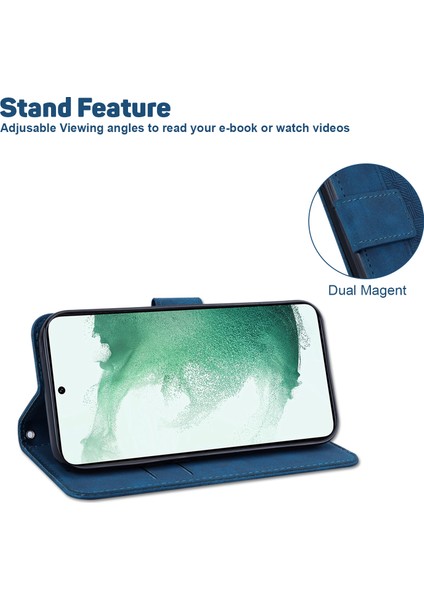 Samsung Galaxy A24 Için 4g Pu Deri Cüzdan Flip Kılıf Stand Geometri Deseni Baskılı Telefon Kapağı (Yurt Dışından)