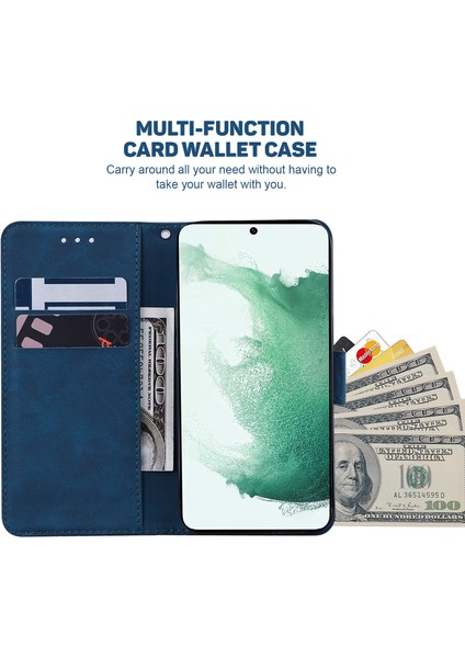 Samsung Galaxy A24 Için 4g Pu Deri Cüzdan Flip Kılıf Stand Geometri Deseni Baskılı Telefon Kapağı (Yurt Dışından)