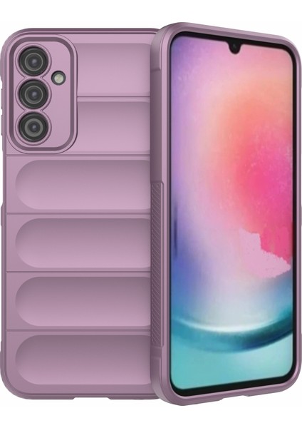 Samsung Galaxy A24 4g Çizgiye Karşı Çizgiye Karşı Telefon Kapağı Tpu Geri Koruyucu Telefon Kılıfı (Yurt Dışından)