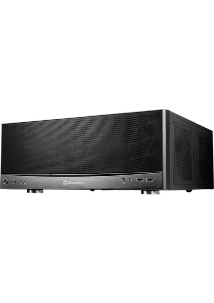 GD11B 2X12CM Fanlı, USB 3.0 Type-C, 240MM Sıvı Soğutma Destekli Kompakt Atx Htpc Kasası (SST-GD11B)