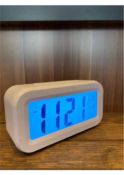 Dijital Saat Ofis Ev Alarmlı ışıklı dereceli modelleri