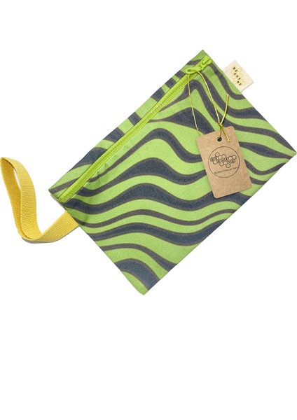 "beehive" Leo Leafy Consept Clutch El Çantası - Makyaj Mini Plaj Çantası