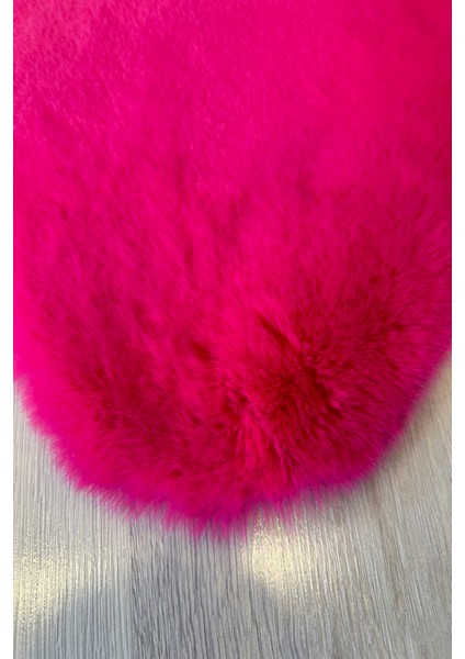 Tavşan Tüyü Post Kesim Premium Kalite Tüy Dökmez Halı Fuşya modelleri