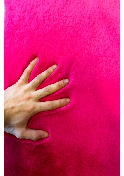 Tavşan Tüyü Post Kesim Premium Kalite Tüy Dökmez Halı Fuşya fırsatları