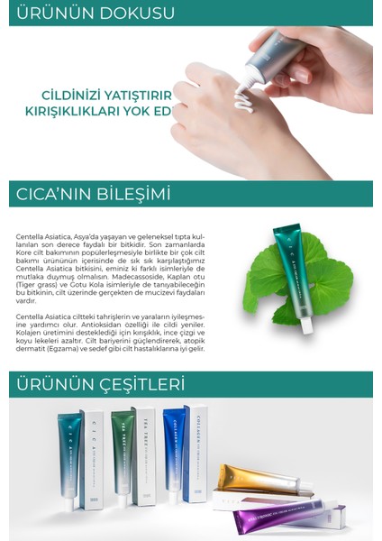 Nemlendirici ve Yatıştırıcı Cica Göz Kremi 40 ml