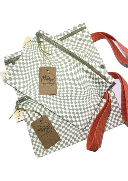 "beehive" Illusion Mirror Consept Clutch El Çantası - Makyaj Mini Plaj Çantası