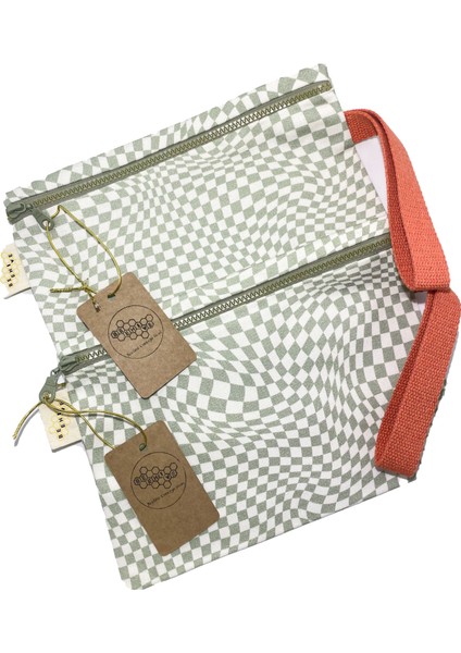 "beehive" Illusion Mirror Consept Clutch El Çantası - Makyaj Mini Plaj Çantası