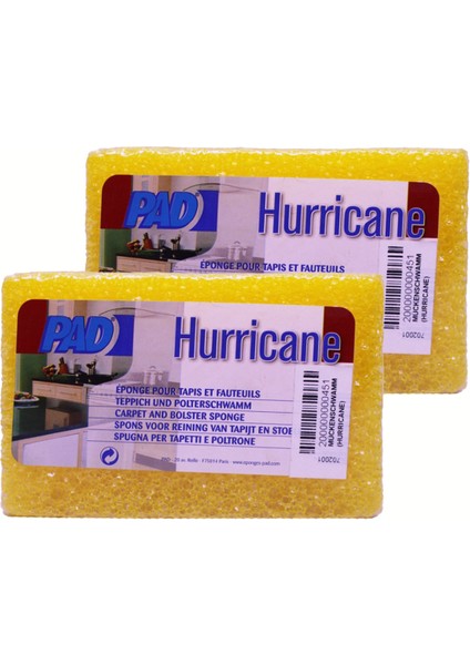 Mückenschwamm Hurricane - Temizlik Süngeri - 2'li Paket