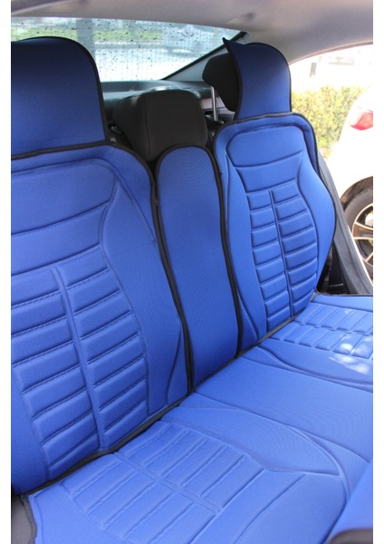 dacia Sandero Yeni Kasa Lüx Oto Koltuk Minderi Ön Arka 5'li Set 5star Serisi Mavi