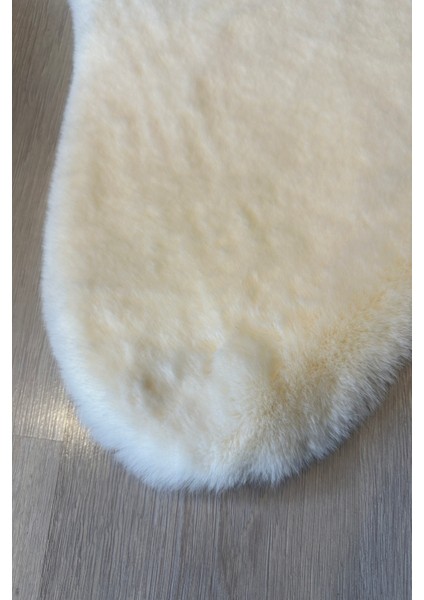 Tavşan Tüyü Post Kesim Premium Kalite Tüy Dökmez Halı Krem modelleri