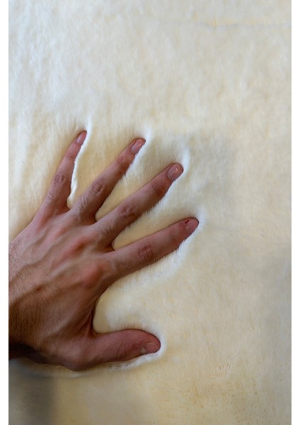 Tavşan Tüyü Post Kesim Premium Kalite Tüy Dökmez Halı Krem fırsatları