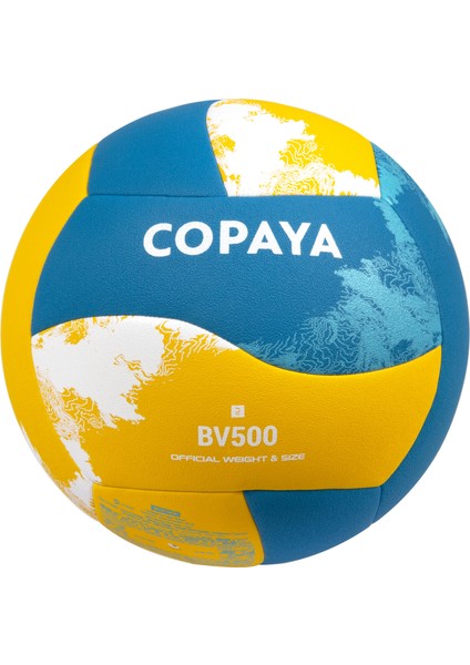 Copaya Hibrit Plaj Voleybolu Topu - Sarı / Mavi - 500