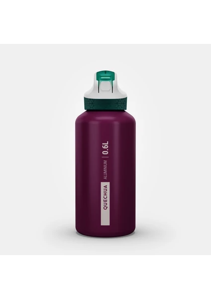 Quechua Outdoor Alüminyum Matara - Pipetli / 0,6 Litre - Mor - 900