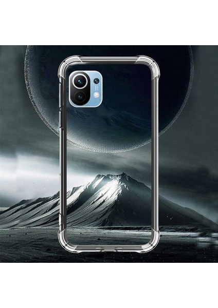 Xiaomi Mi 11 Lite Kılıf Antishock Darbe Emici Kamera Korumalı Yumuşak Esnek Şeffaf Silikon Kapak(K-Anti) indirimleri