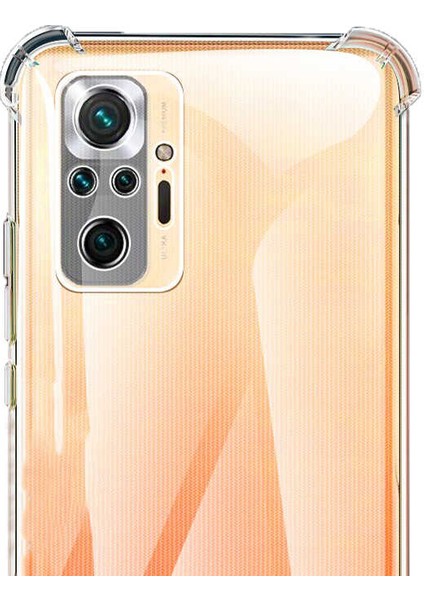 Xiaomi Redmi Note 10 Pro Kılıf Antishock Darbe Emici Kamera Korumalı Yumuşak Esnek Şeffaf Silikon Kapak(K-Anti) fiyatları
