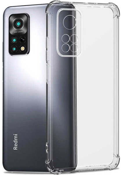 Xiaomi Redmi Note 11 Global Kılıf Antishock Darbe Emici Kamera Korumalı Yumuşak Esnek Şeffaf Silikon Kapak(K-Anti)