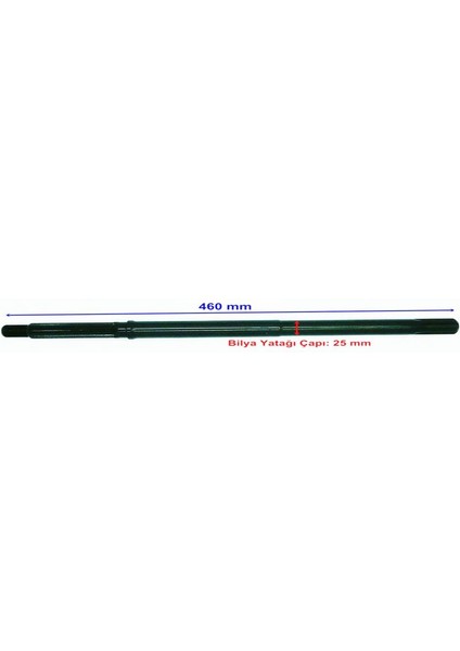 Yuki 200 Aks 460XBİLYA Yatağı 25X6-23 Freze Uzun Öm