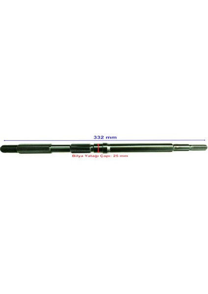 E-Atv Yuki-Kral 4500 Aks 332X16-23 Freze Öm