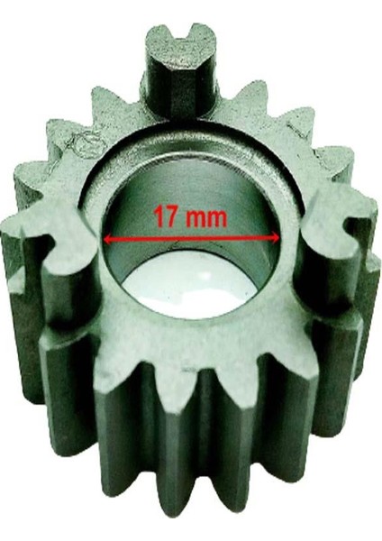 KUBA110 Şanzıman Dişlisi 18T Iç 17X3 Tırnak Öm
