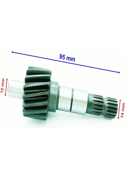 Buggy Direksiyon Dişlisi 17T Iri 17 Freze Öm