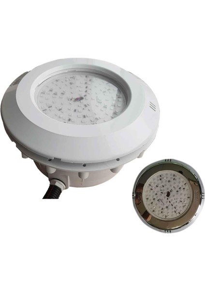 Par 56 LED Havuz Lambası Kasalı-Krom Çerçeve Gün Işığı LED