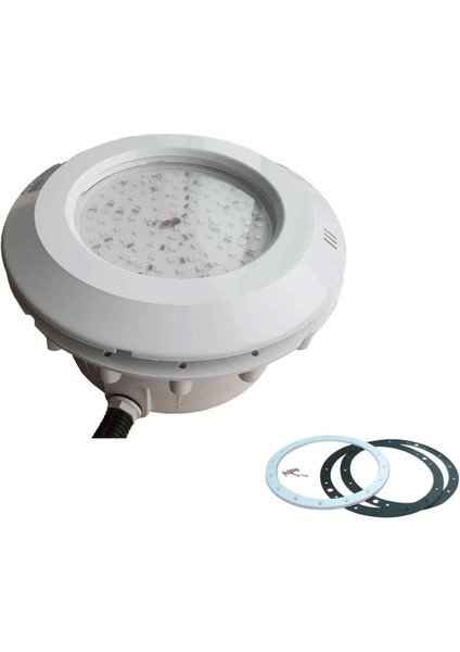 Liner Havuzlar Için Par 56 LED Havuz Lambası Kasalı-Beyaz Çerçeve Beyaz LED