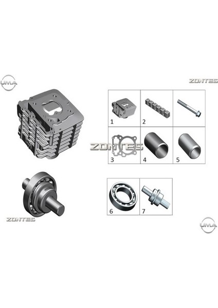 S250 Sekromeç Rulmanı 61903 17-30-7 Orj