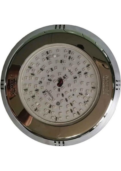Işıl LED Havuz Lambası-Sıva Üstü Krom Çerçeve Mavi LED