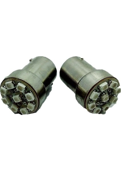 67 12V LED Ampül Mavi- 2li
