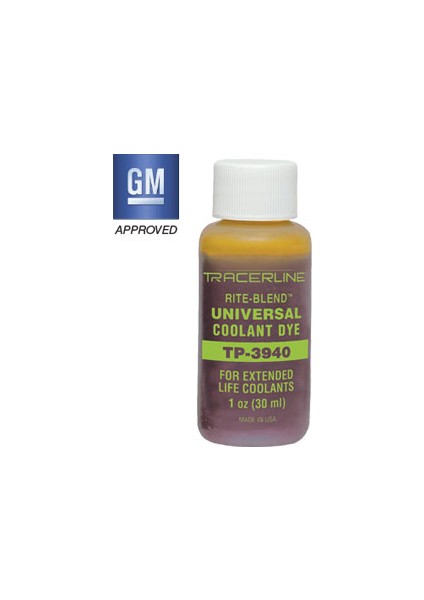 Usa Tracerline TP3940-0601/1 Radyatör Kaçak Tespit Sıvısı Gm Onaylı 1 Araçlık 30 ml