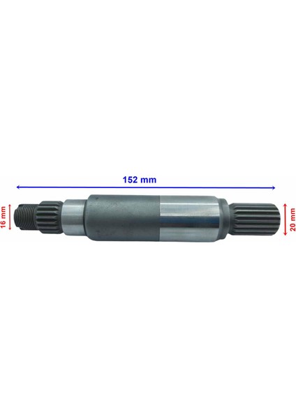Kymco Mxu 300 Şanzıman Çıkış Mili 19-19-152 mm Öm