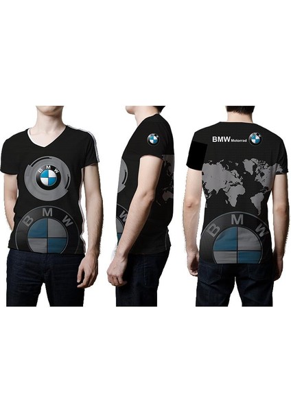 SKM Bmw Desenli Tişört