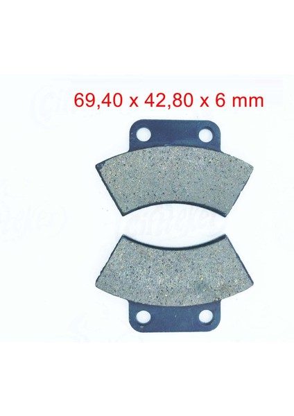 Atv Cf Park Fren Balatası FA232 400-ATR-2L CF800 Orj *