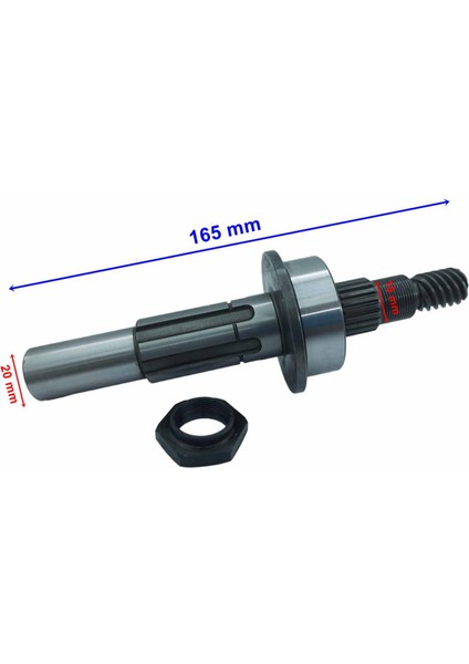 Atv Kymco 300 Şanzıman Mili 165-25 mm Sonsuz 6 Kanallı Öm