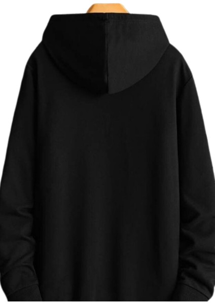 Erkek Kapüşonlu Siyah Sweatshirt fırsatları