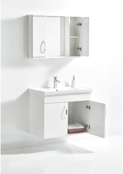 Root 75 cm Banyo Dolabı Takımı Alt Üst