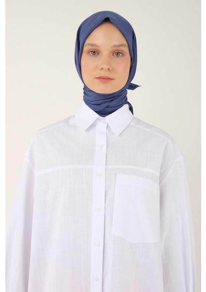 Soft Kraş Eşarp Indigo