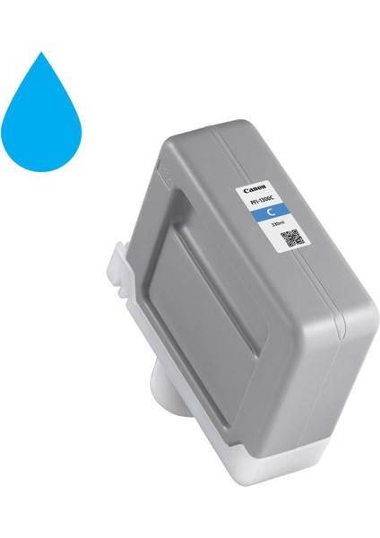 PlotterSarf® CANON PFI-1300 C (Cyan) Mavi Plotter Orijinal Mürekkep Kartuş 330 Ml. (0812C001)