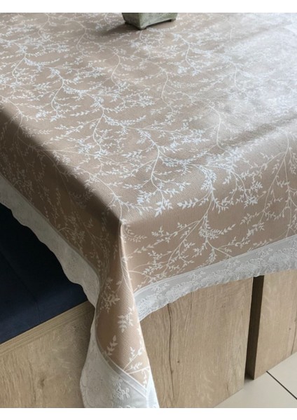 Pvc Dantelli | Renkli Desenli Lüx Masa Örtüsü | Muşamba Elyaf Tabanlı Kaymaz Silinebilir Leke Tutmaz fırsatları