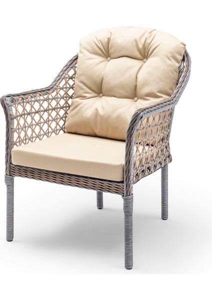 Zen Masalı Çay Seti Bahçe ve Balkon Mobilyası Takımı (1+1+1+1+ Çap 110 Masa), Çift Renk fırsatları
