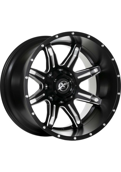 EMR-215-01 12.0×20-6×139.7 Et-44 110 Matt Black+Milling Jant 4 Adet