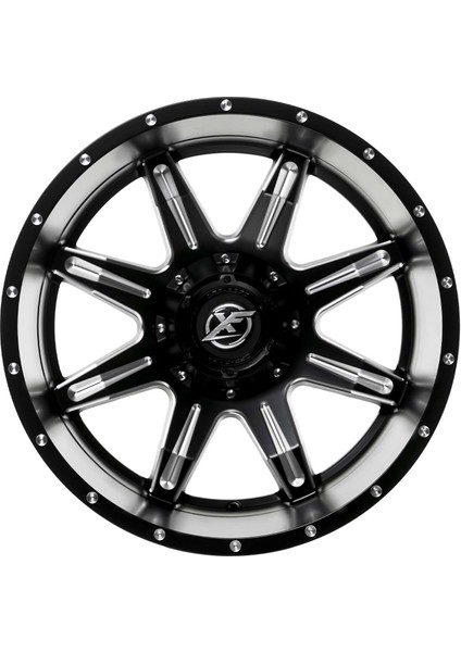 EMR-215-01 12.0×20-6×139.7 Et-44 110 Matt Black+Milling Jant 4 Adet
