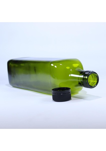 Zeytinyağı Şişesi Yağdanlık Sosluk Sirkelik Koyu Yeşil Marasca 750 ml