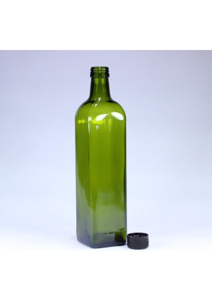 Zeytinyağı Şişesi Yağdanlık Sosluk Sirkelik Koyu Yeşil Marasca 750 ml