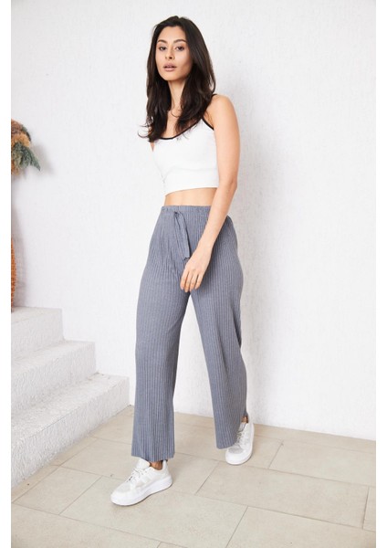 Kadın Fitilli Rahat Pantolon&eşofman Gündelik