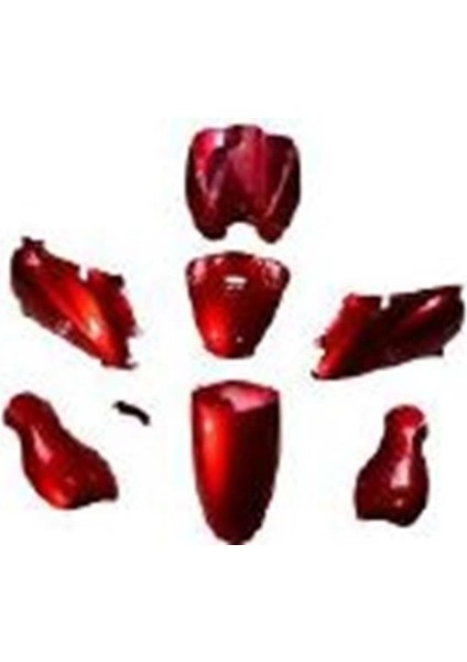 Kaporta Seti E-Bisiklet Kırmızı Dünya Model