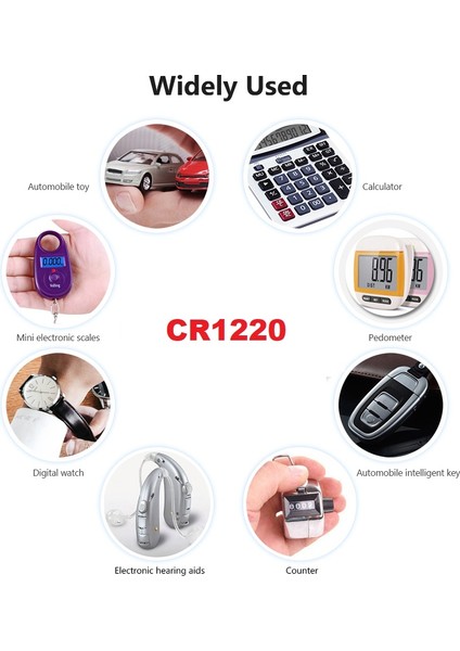 Araba Anahtarı Rgb Kumandası Yazı Tahtası Okuma Gözlük Fotoğraf Makinesi Pili 1 Kart 5 Adet CR1220 Lityum Para Düğme Pil 5'li Paket Cr 1220 SKT2032 1 Kart 5 Adet CR1220 fiyatları