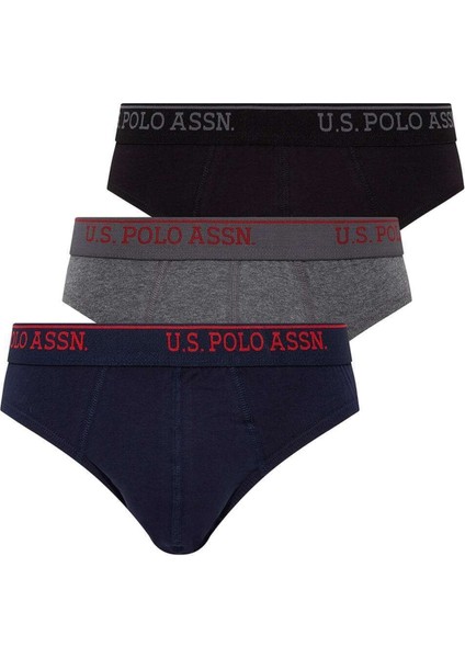 Erkek Siyah Antrasit Lacivert 3'lü Slip 80436