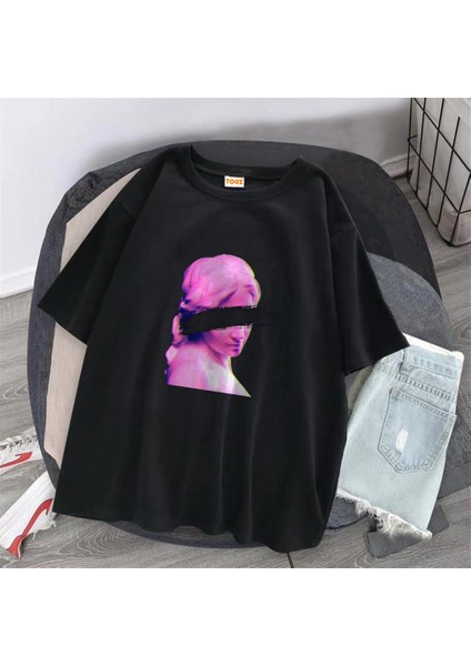 Eyeless Art Siyah Oversize T-Shirt fiyatları